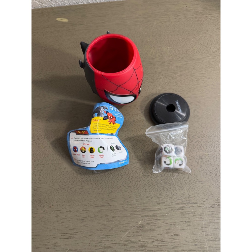 Marvel Ultimate Spider-Man Face Off Dice Game Wonder Forge Travel Set